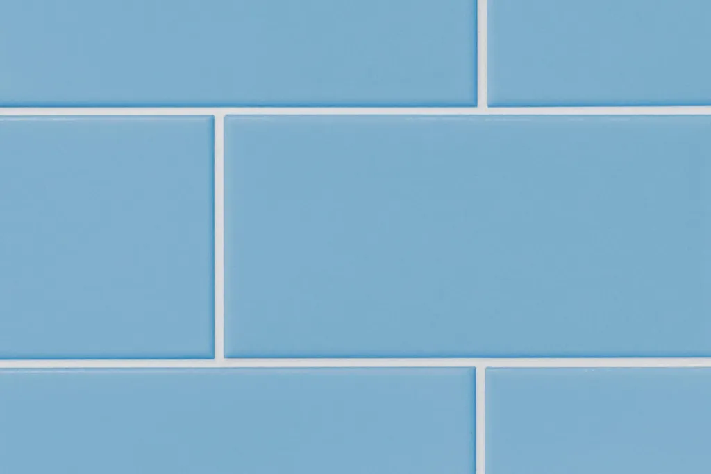 Vernis pour carrelage pastel bleu clair