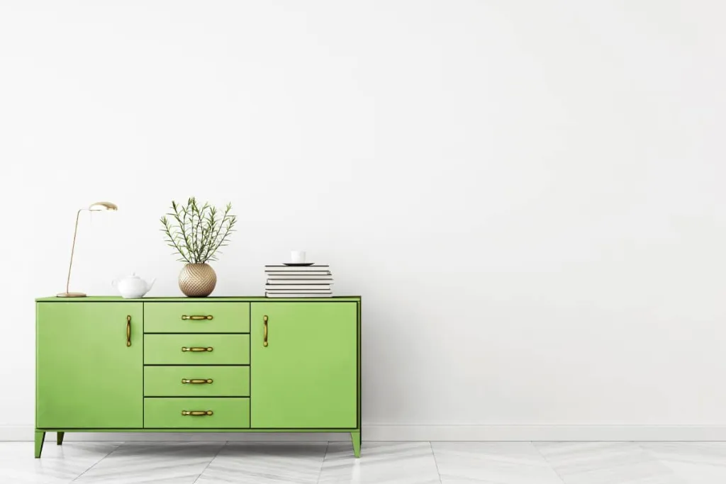 Kreidefarbe kommode lime
