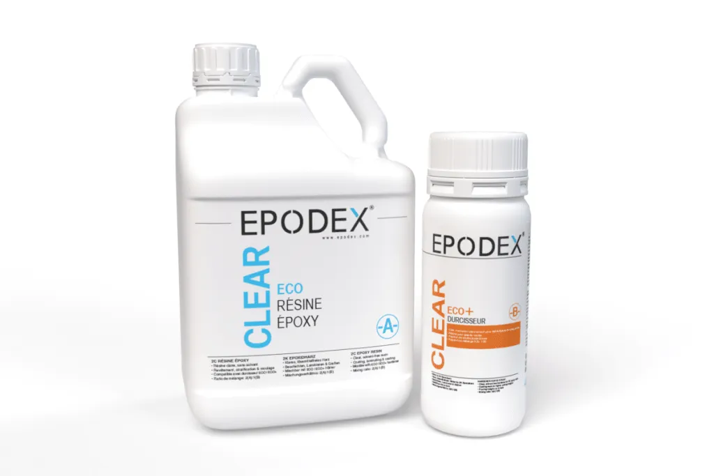 Résine époxy ECO composants A Système B Plus