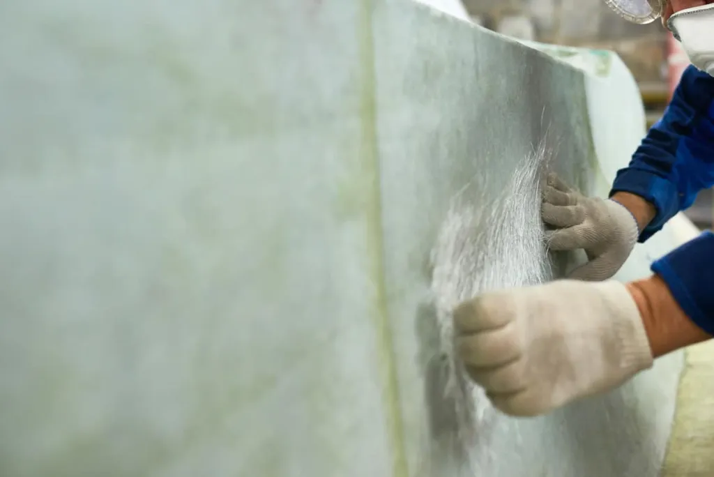 Boote laminieren mit gfk