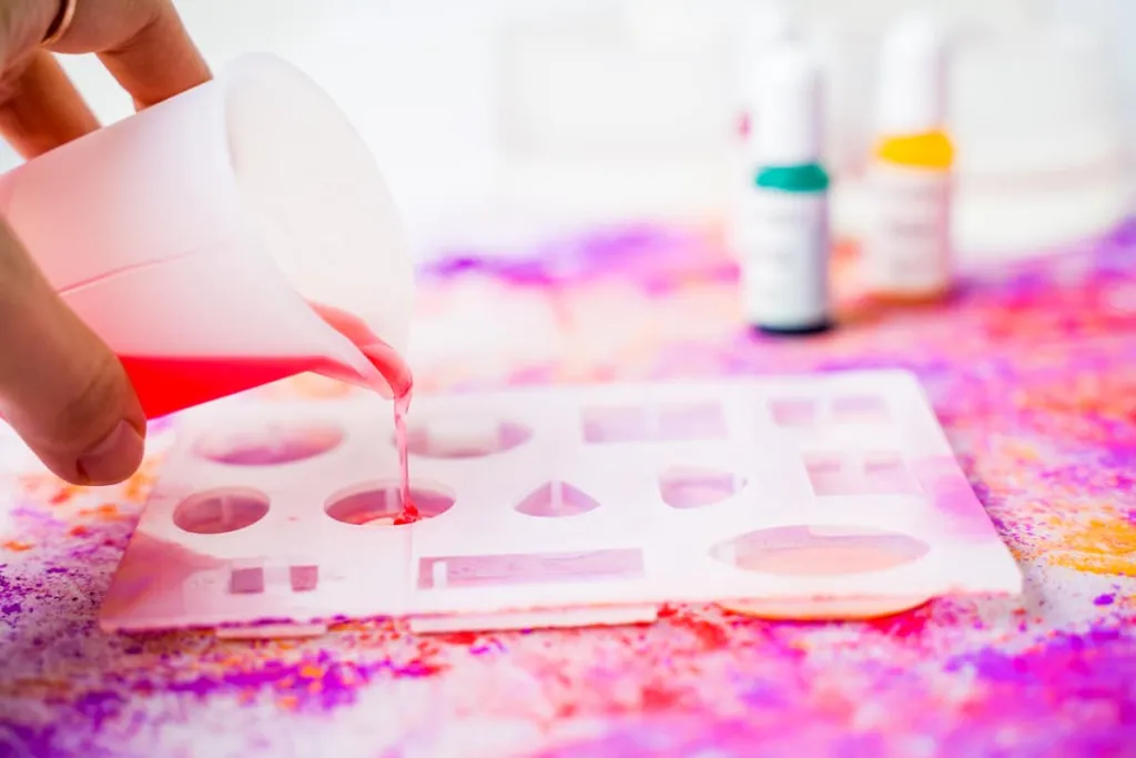 Silikonformen giessharz koration