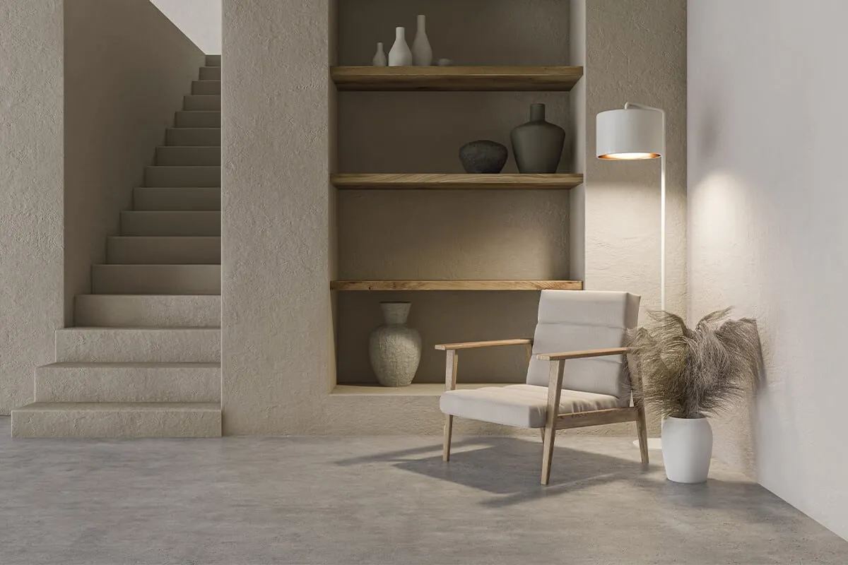 Concrete paint concrete Platinum Grey