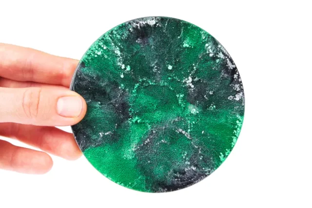 MALACHIT GREEN Alcohol ink epoxidharz colour malachit