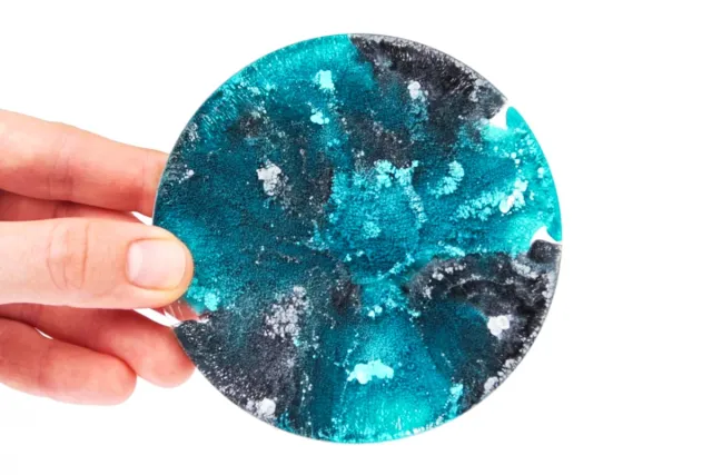 COBALT TURQUOISE Alcohol ink epoxidharz cobald turquoise