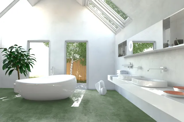 Pintura de concreto baño Pintura de concreto baño