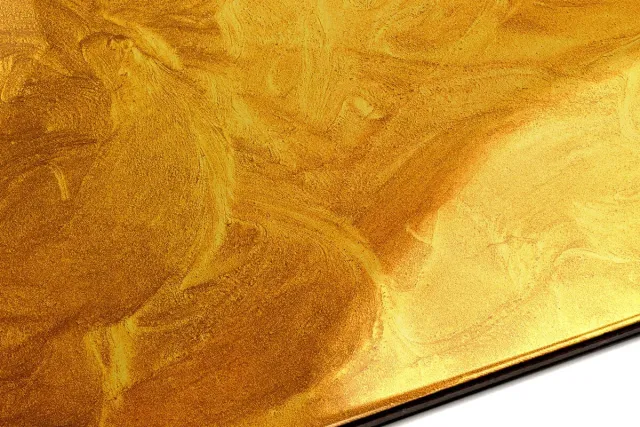 shimmer gold Epoxid Kunstharzboden shimmer gold