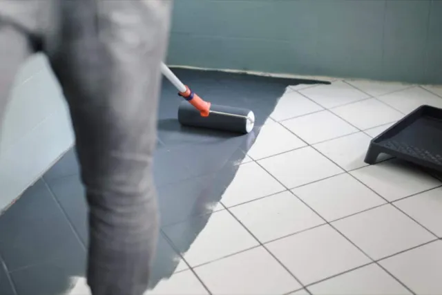 Fliesenfarbe streichen fliesen
