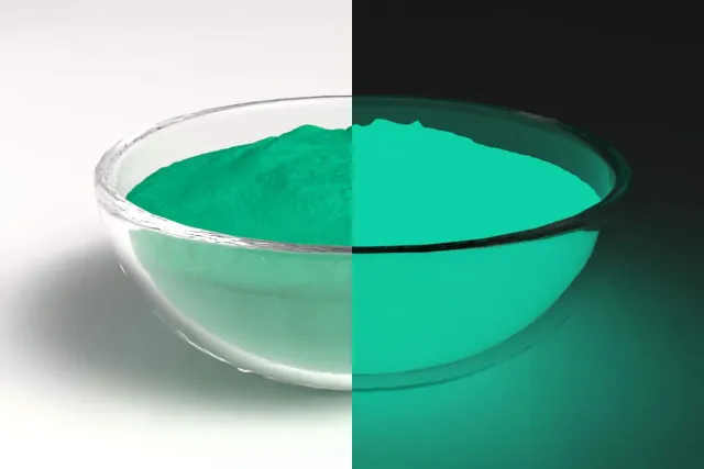 TURQUOISE - GLOW IN THE DARK Glød i mørket turkis