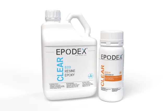 Résine époxy ECO composants A Système B Plus