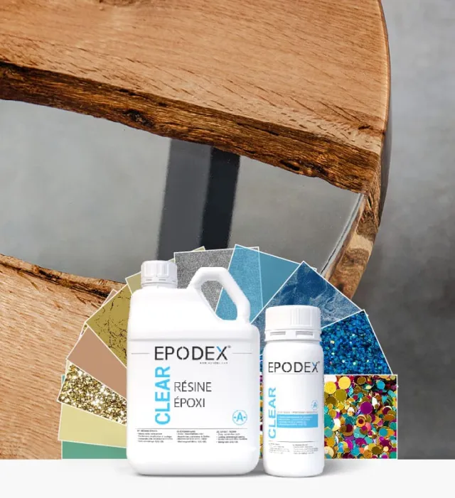 Résine époxy art coulée