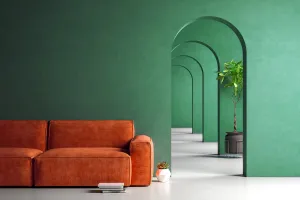 Betonmaling mint turkis  