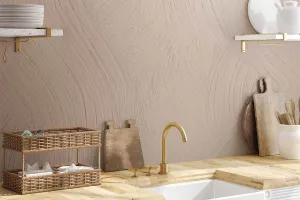 Microcement Floors wall cappuccino