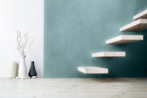 Pared de Pisos de Microcemento pastel  