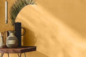 Mikrocement Gulve væg pastel  