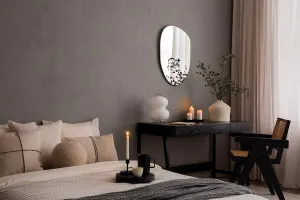 Mikrozement wand taupe