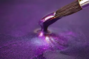 Resina epossidica metallizzata viola scuro