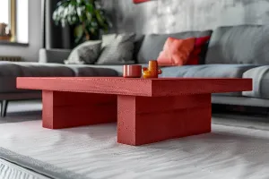 Microcemento para muebles rojo sueco  