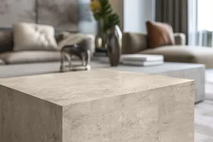 Béton ciré sols meubles pêche