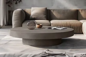 Betonová stěrka Podlahy nábytek taupe  