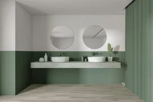 Peinture pour béton salle de bain sauge