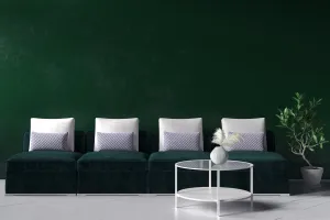 Farba betonowa ściana mech zielony