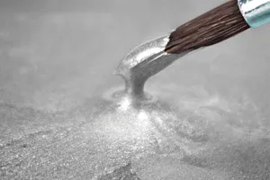 Epoxidharz metallisch platinum silber