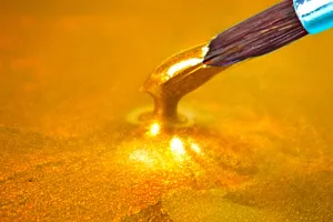 Żywica epoksydowa metaliczna błyszcząca złota