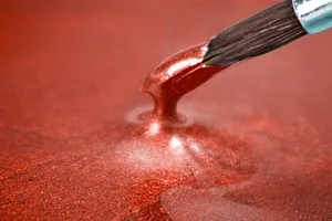 Epoxidharz metallisch wine rot