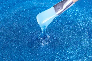 Żywica epoksydowa pigment brokatowy niebieski