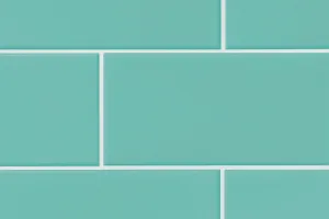 Vernis pour carrelage pastel bleu turquoise