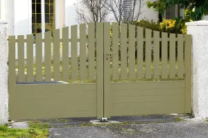 Peinture protectrice bois vernis acrylique gris olive