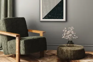 barva na stěnu brilantní platinově šedá  