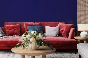 Peinture murale brillant bleu ultramarin